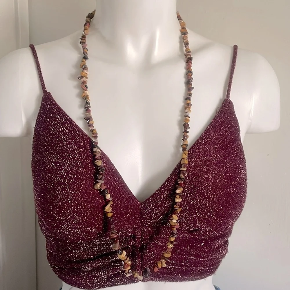 Large jasper necklace - Picture 1 of 2